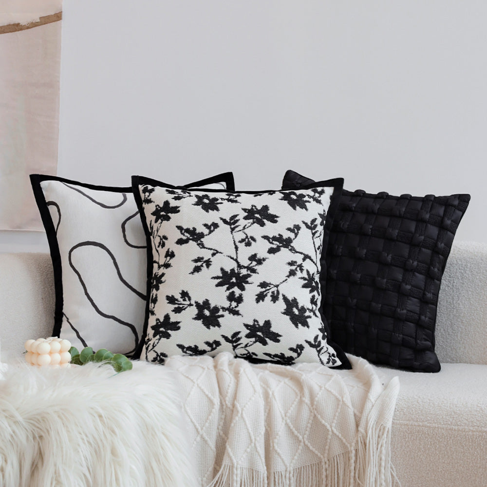 Tranquil Touches: Pack of 1 Throw Pillow with Insert size of 18"x18"