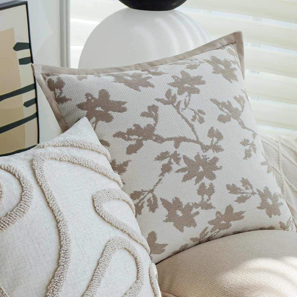 Tranquil Touches: Pack of 1 Throw Pillow with Insert size of 18"x18"