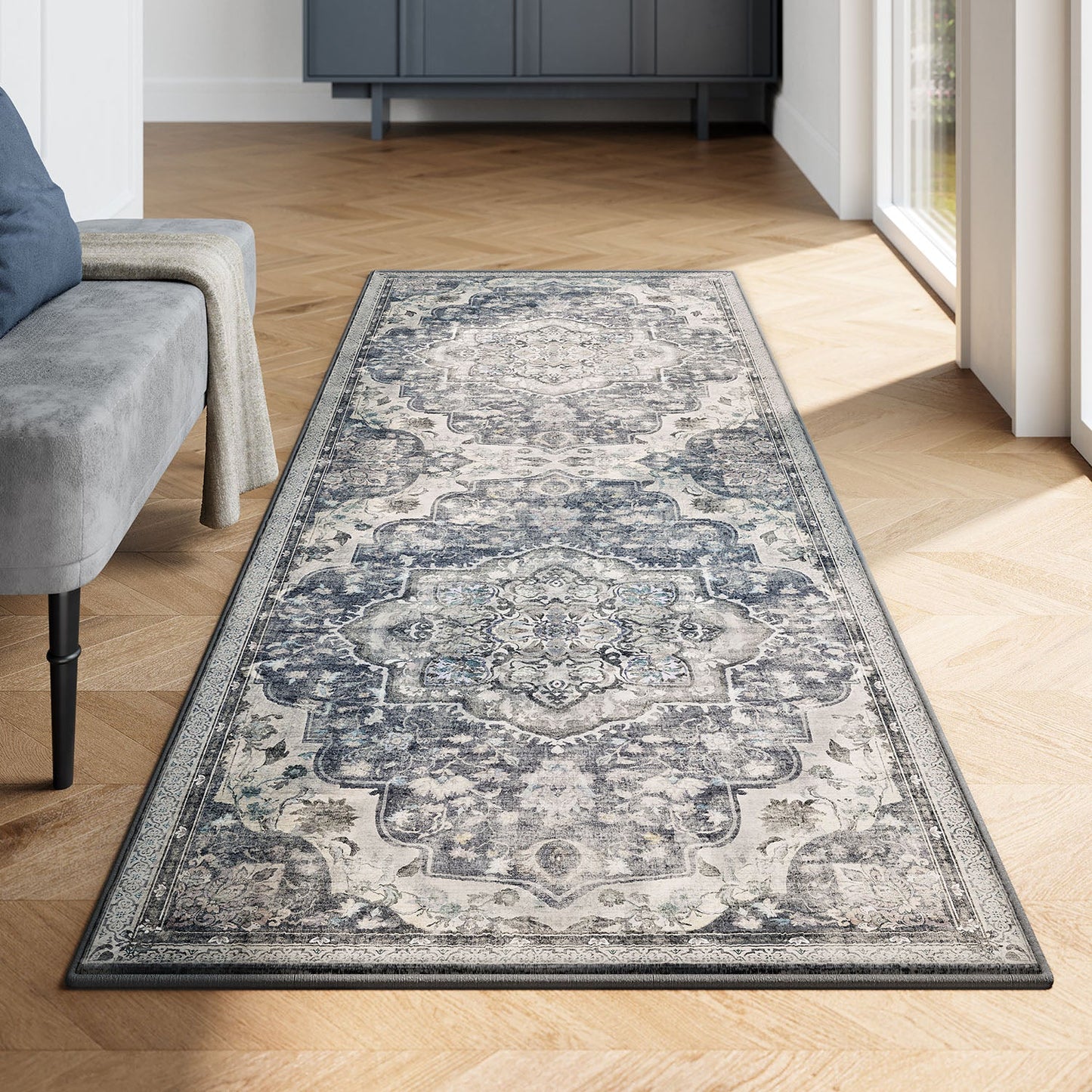 2x6 ft Area Rug, Traditional Vintage Style