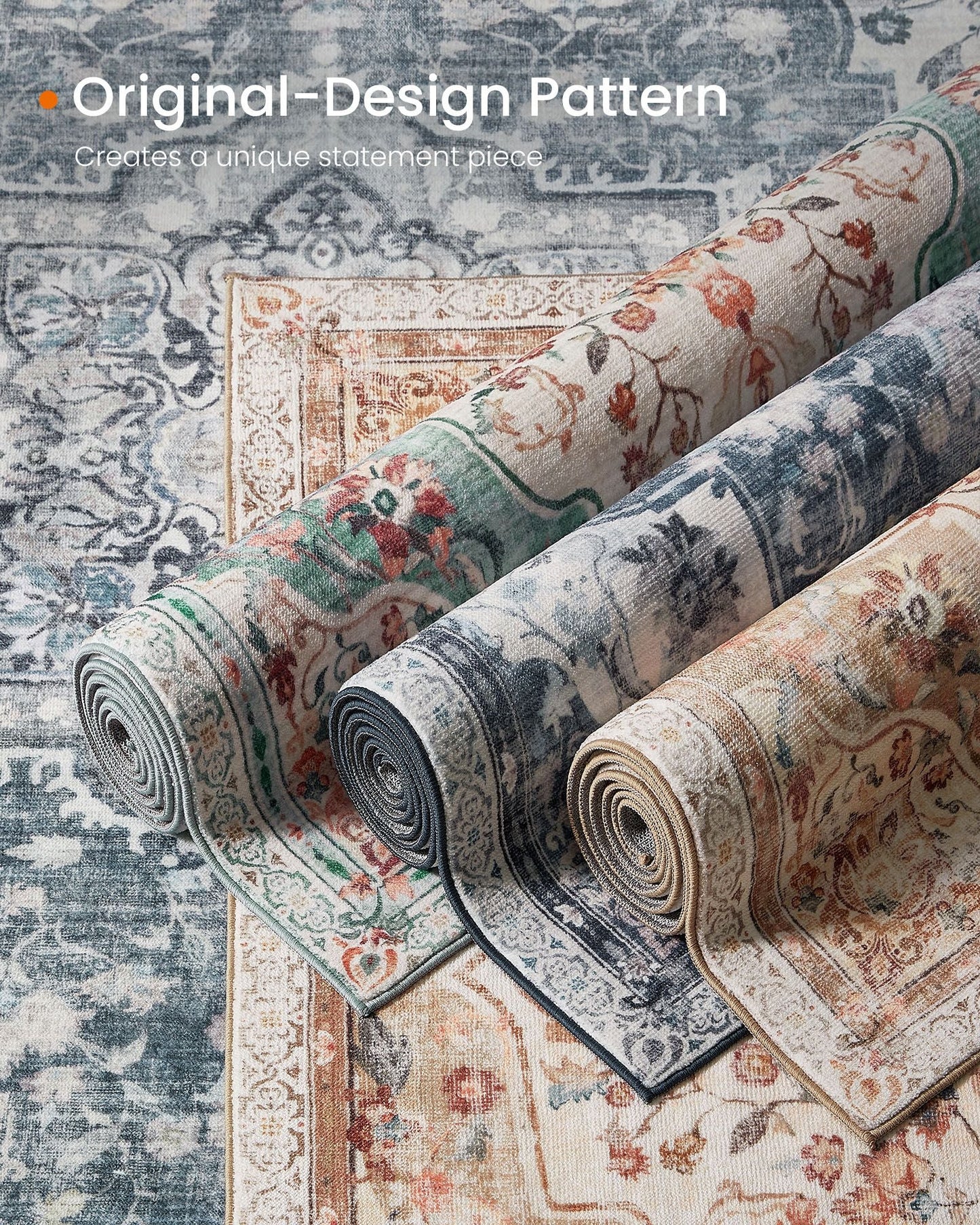 2x6 ft Area Rug, Traditional Vintage Style