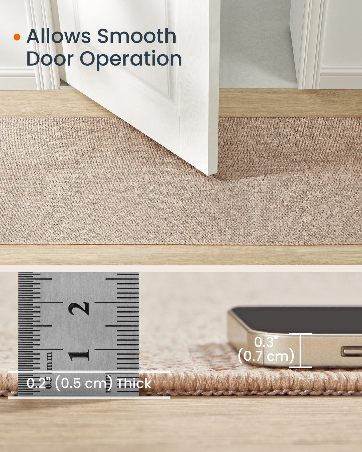 2.5x8 ft Area Rug for Living Room