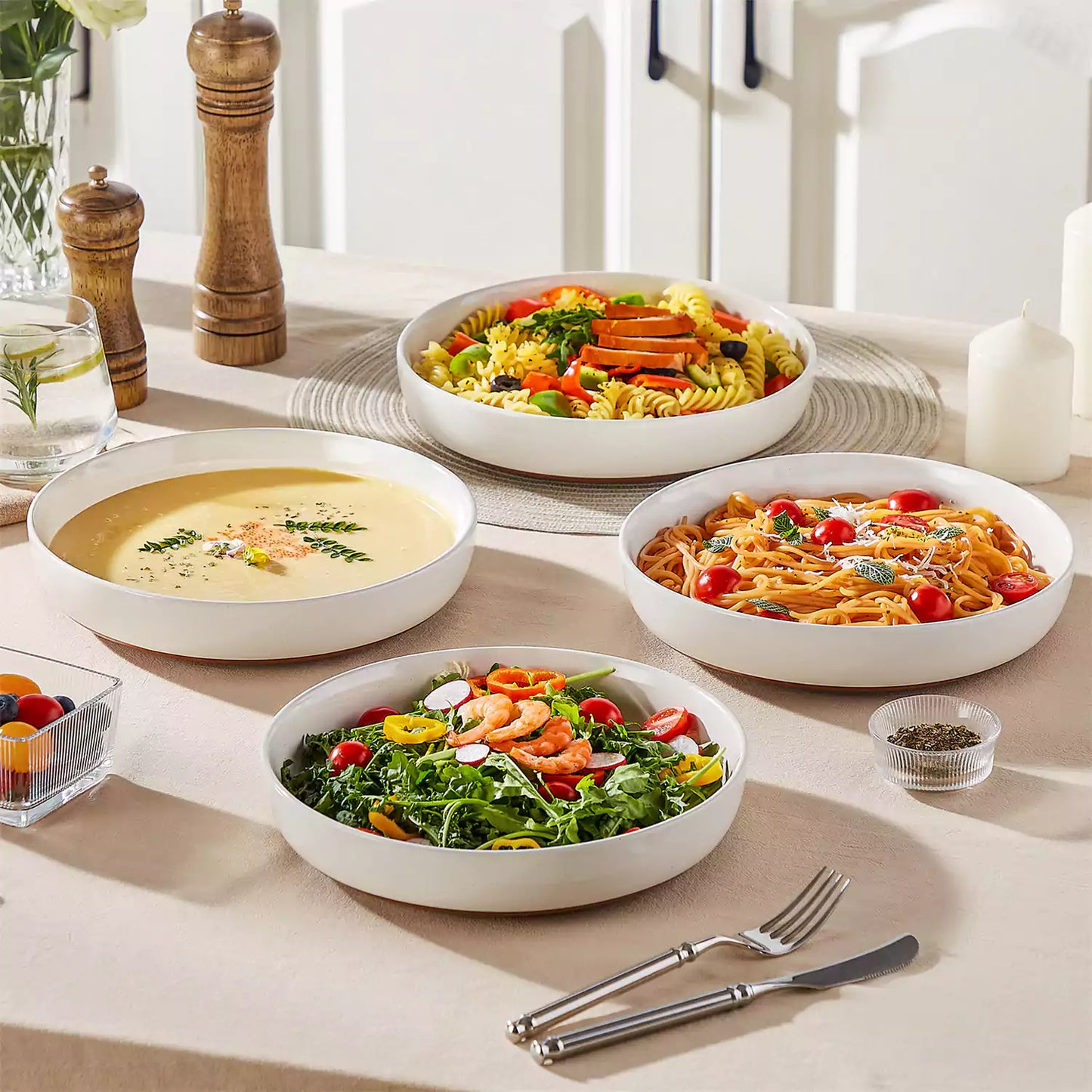 Tara Pasta Bowls Set of 4