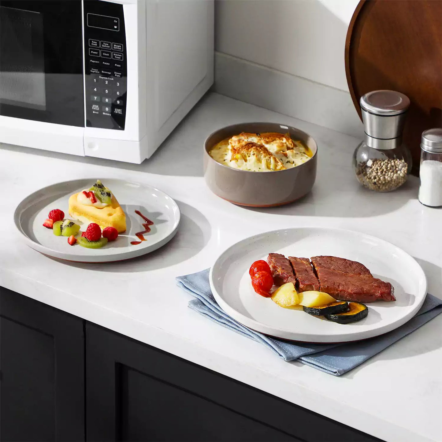 Tara Pink 12 Piece Dinnerware Set