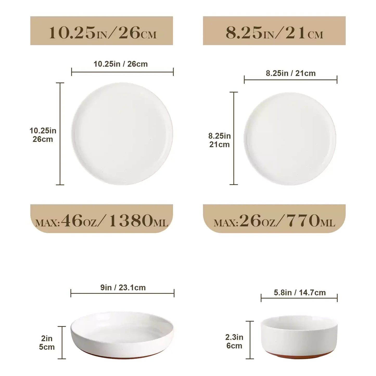 Tara 16 Piece Dinnerware Set