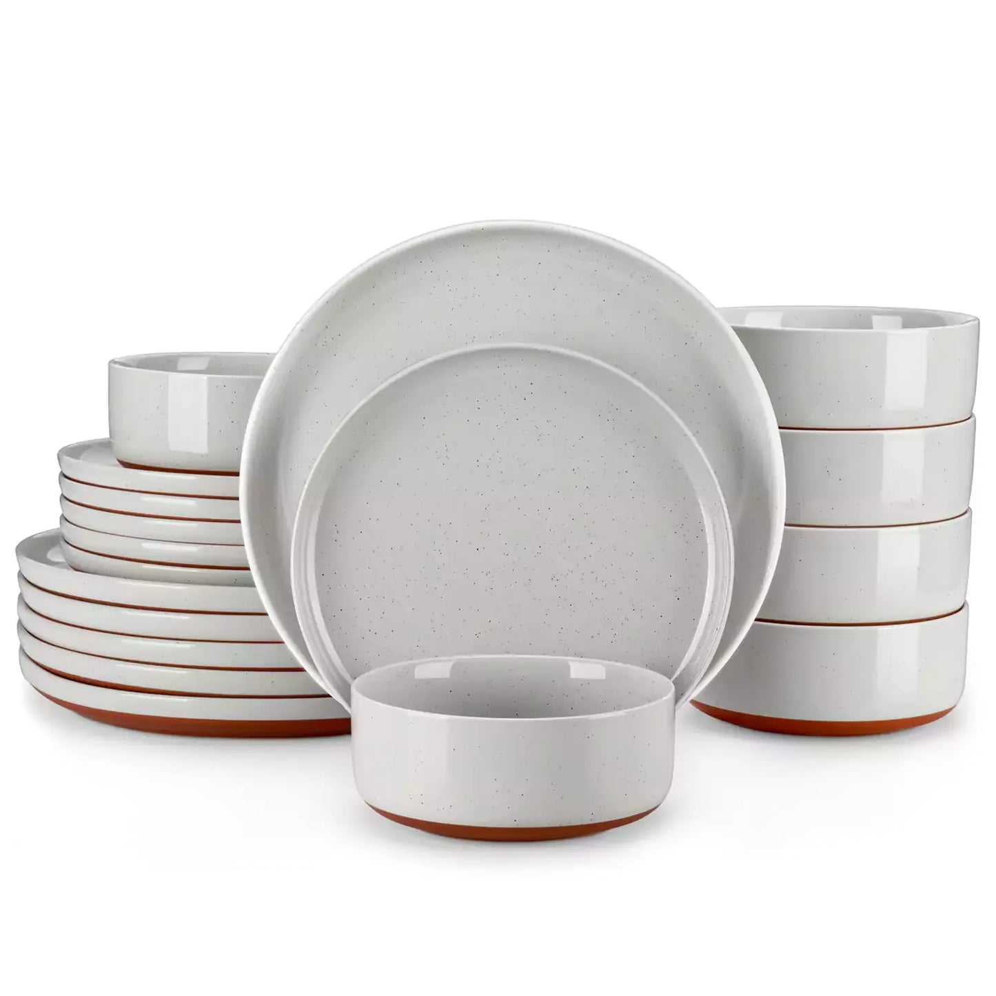 Tara 18 Piece Stoneware Dinnerware Set