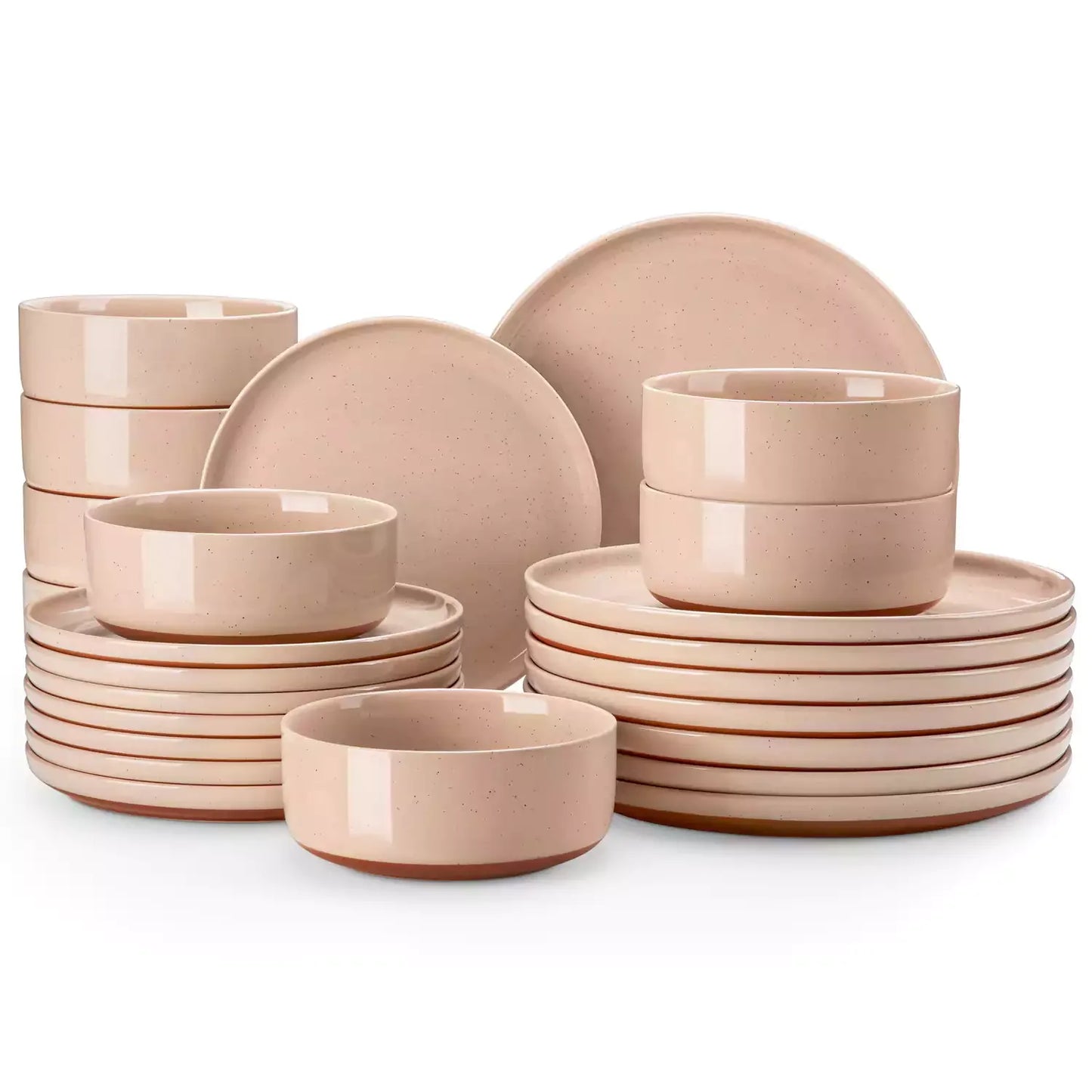 Tara Multicolor 24 Piece Dinnerware Set for 8