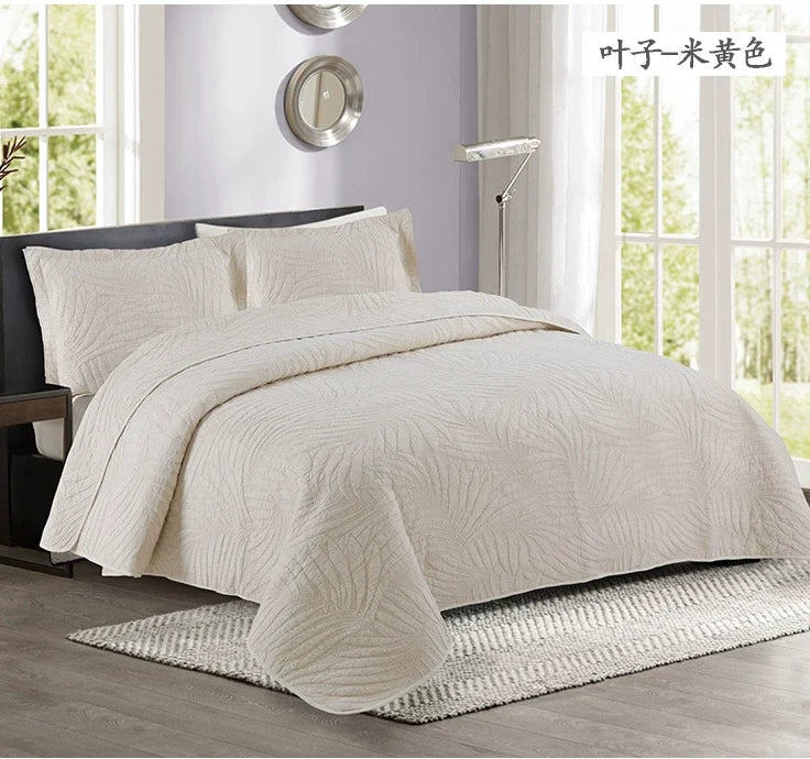 Charleston Embroidered Cotton Bedspread
