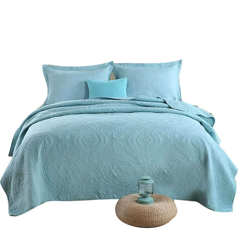 Charleston Embroidered Cotton Bedspread
