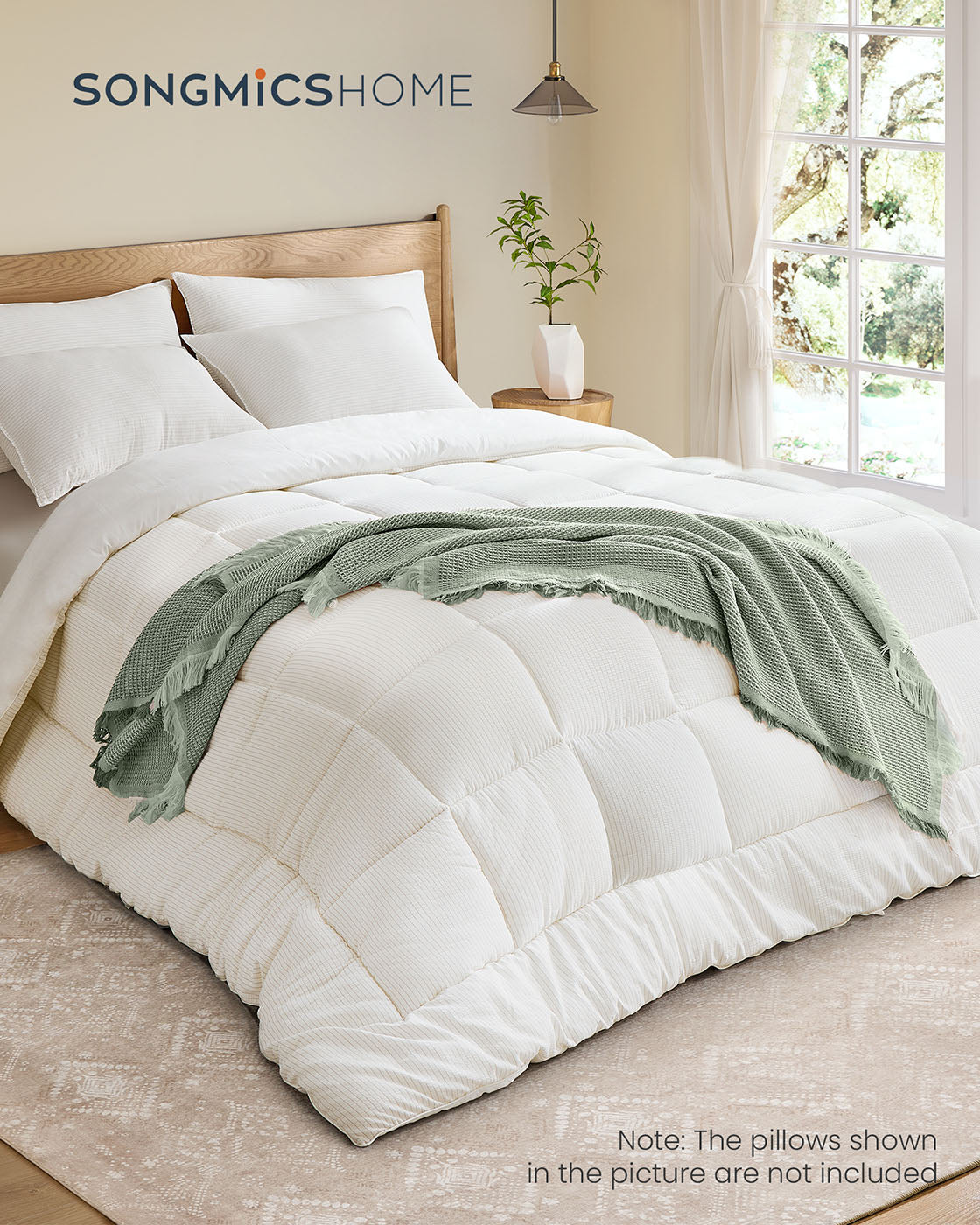 Down Alternative Comforter Duvet Insert 88 x 88 Inches