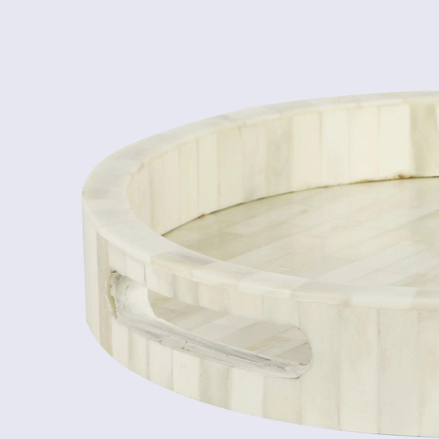 Decorative Tray Athens Acropolis Pattern Bone Inlay Collection in 12x12 inches