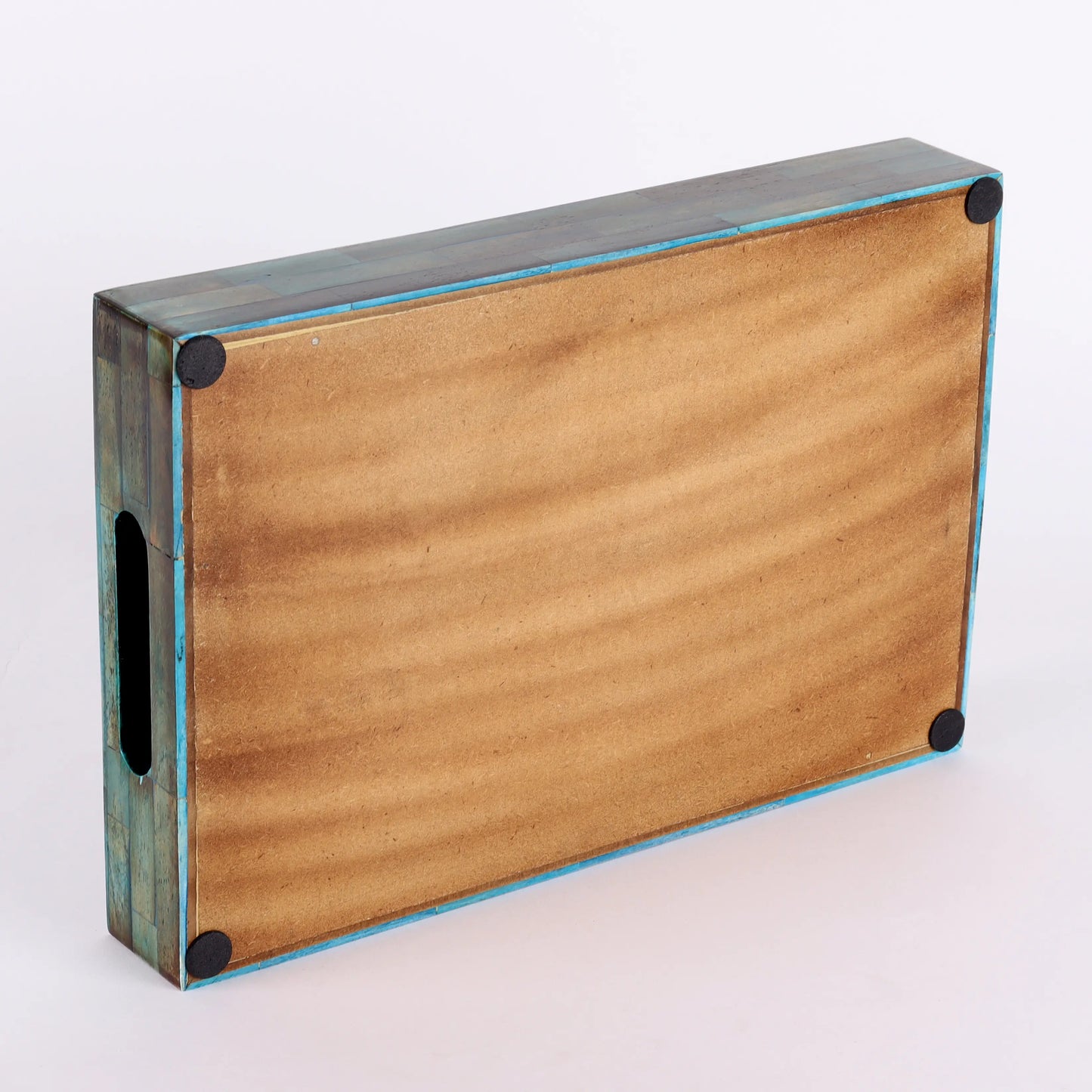 Decorative Tray Verdigris Pattern Bone Inlay Collection in 3 Sizes