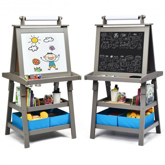 3-in-1 Double-Sided Storage Art Easel