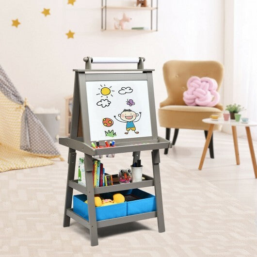 3-in-1 Double-Sided Storage Art Easel