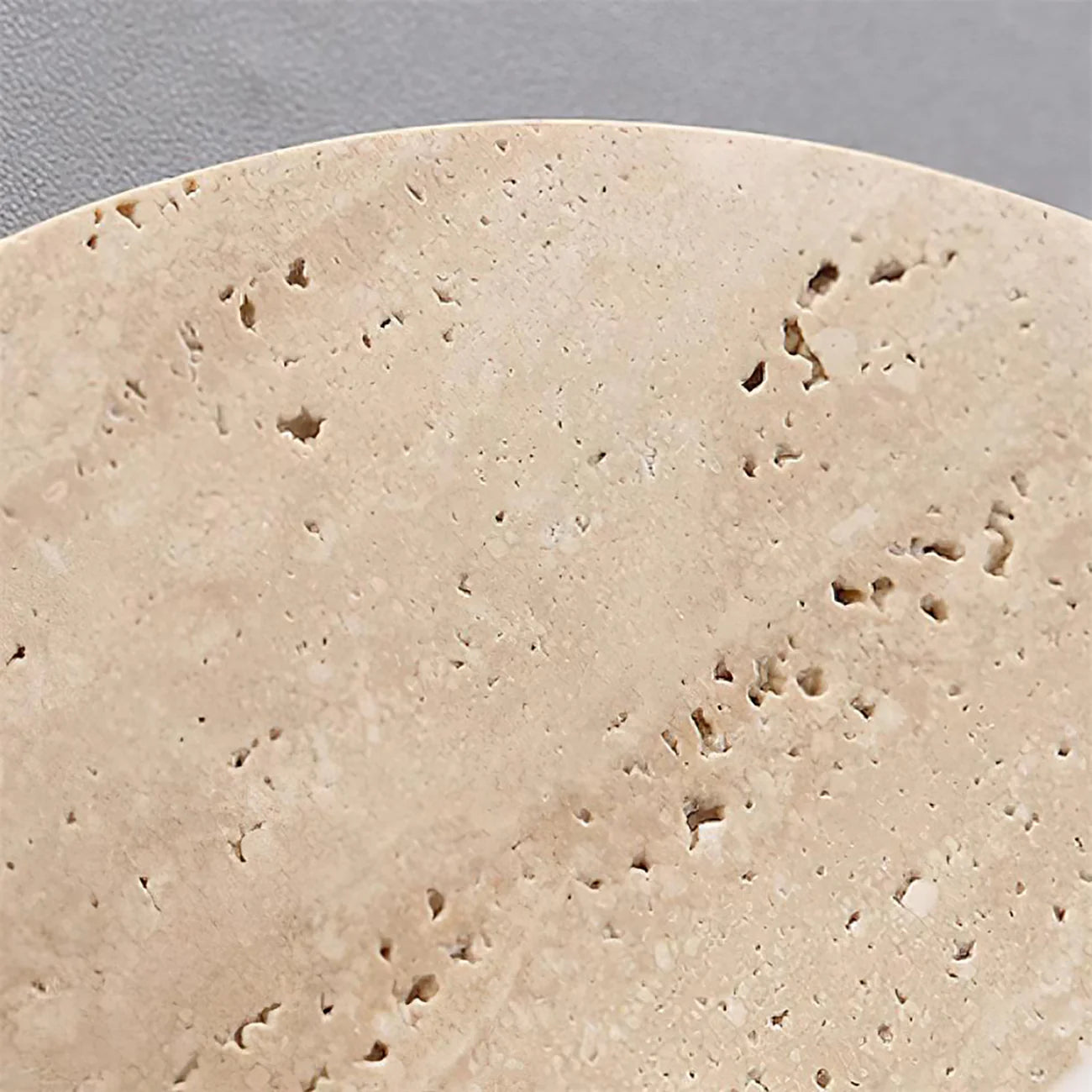 Tanner Disc Travertine Ceiling Light