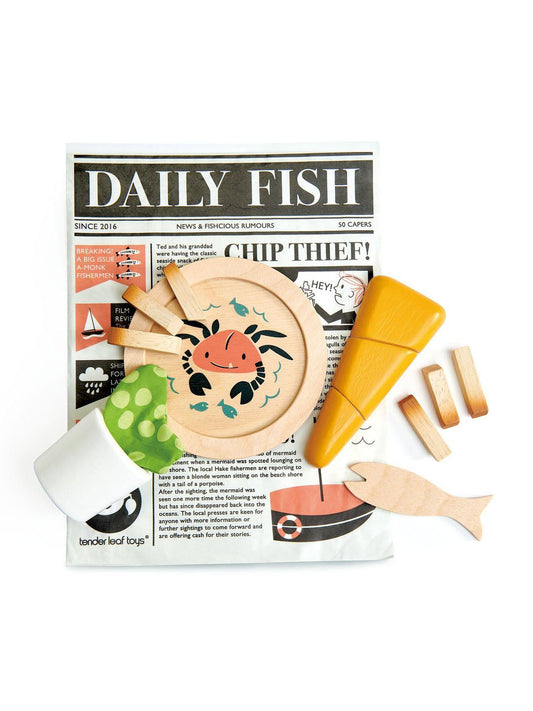 Tender Leaf Toys Fish and Chips Supper