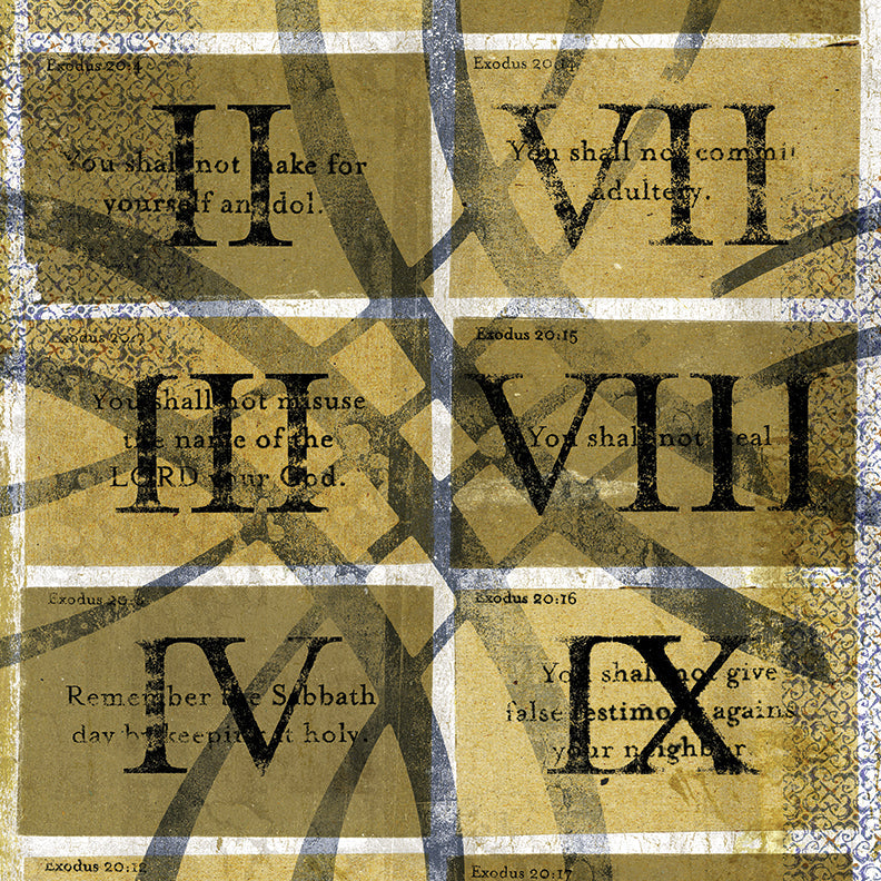 The Ten Commandments Art Prints