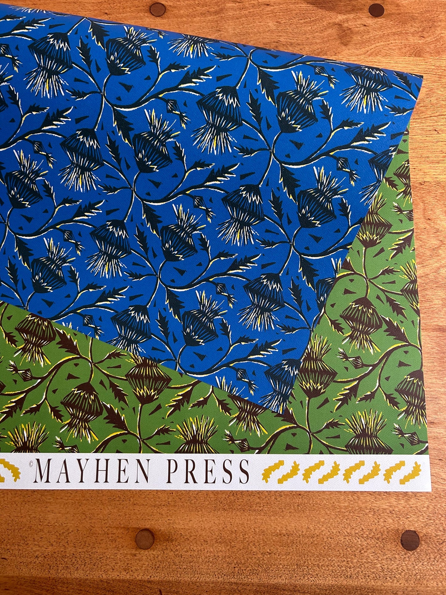Thistle Flower Pattern Sheet