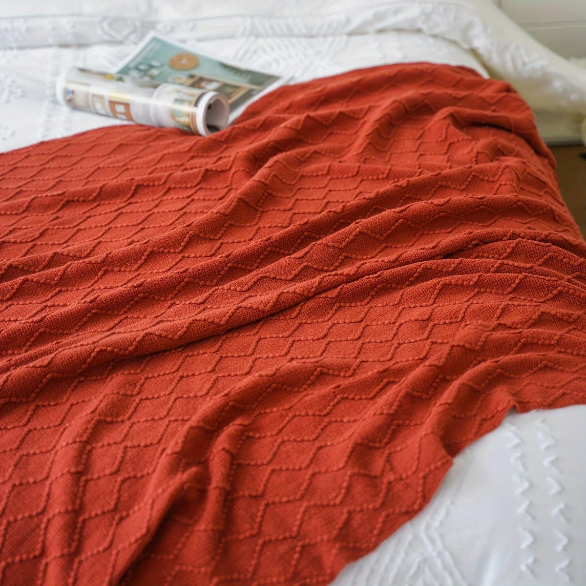 Throw Blanket - Soft Navy Blue 50x60
