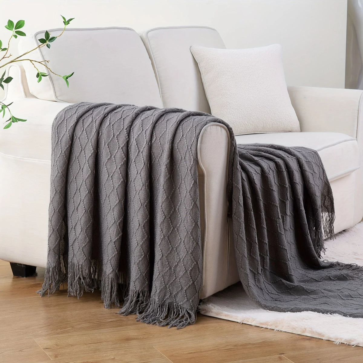 Throw Blanket - Soft Navy Blue 50x60
