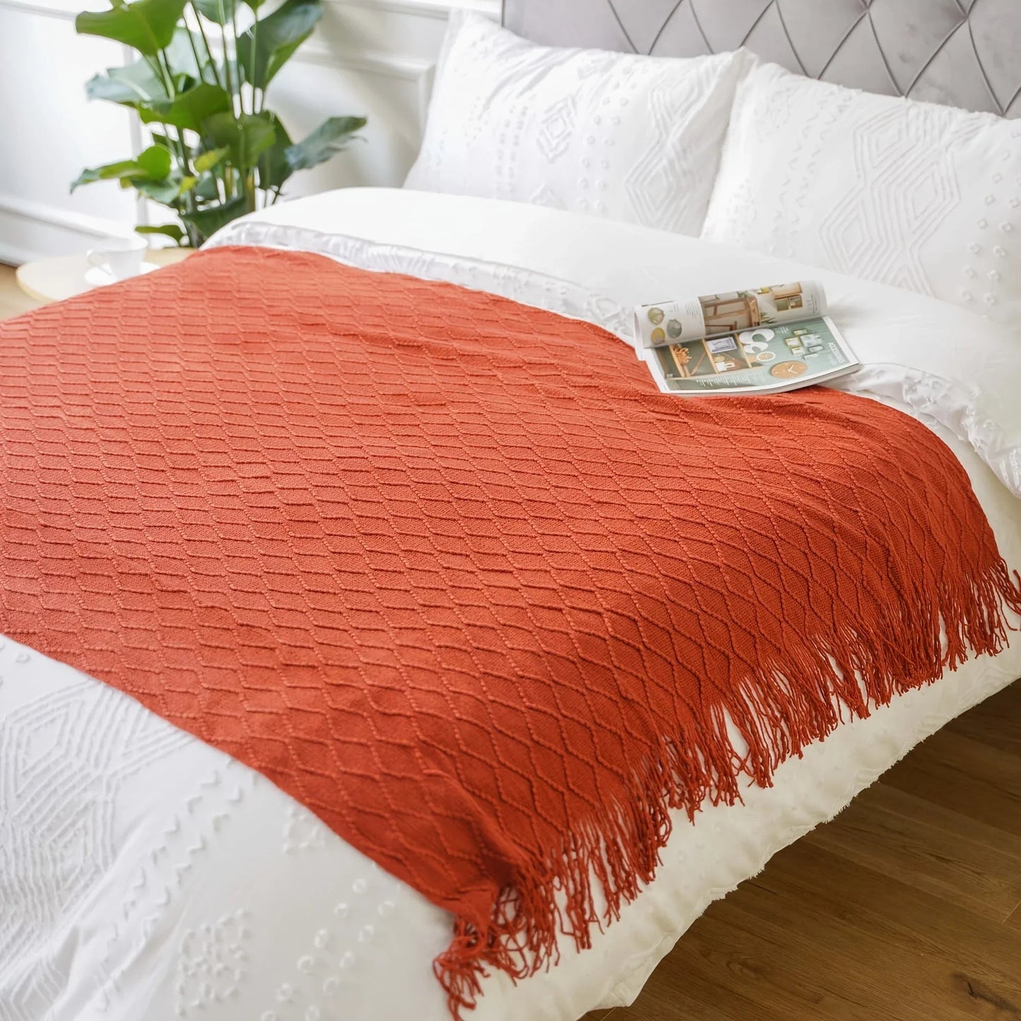 Throw Blanket - Soft Navy Blue 50x60