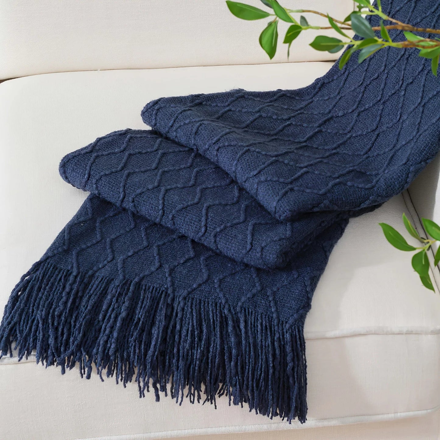 Throw Blanket - Soft Navy Blue 50x60