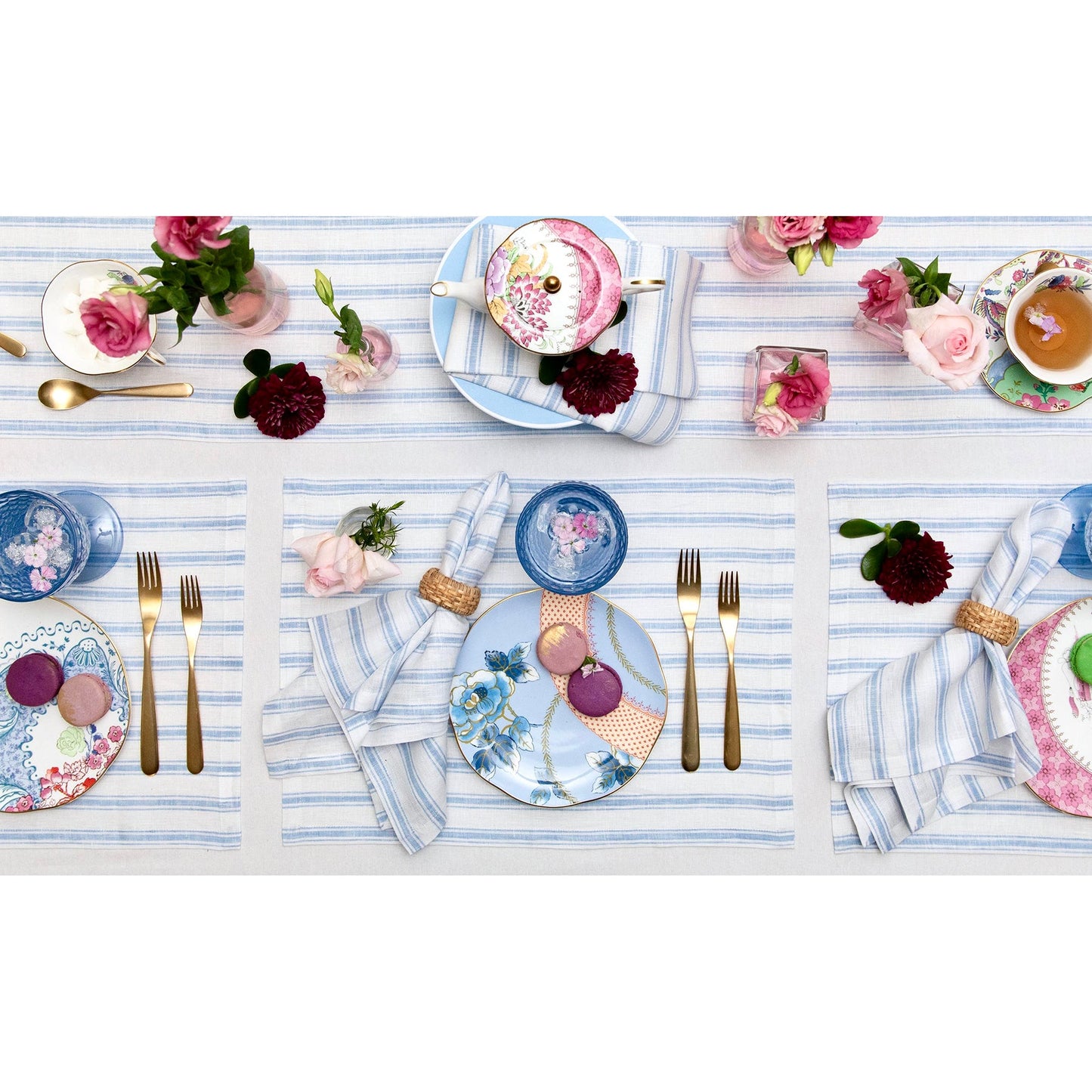 Capri Ticking Stripe Napkins