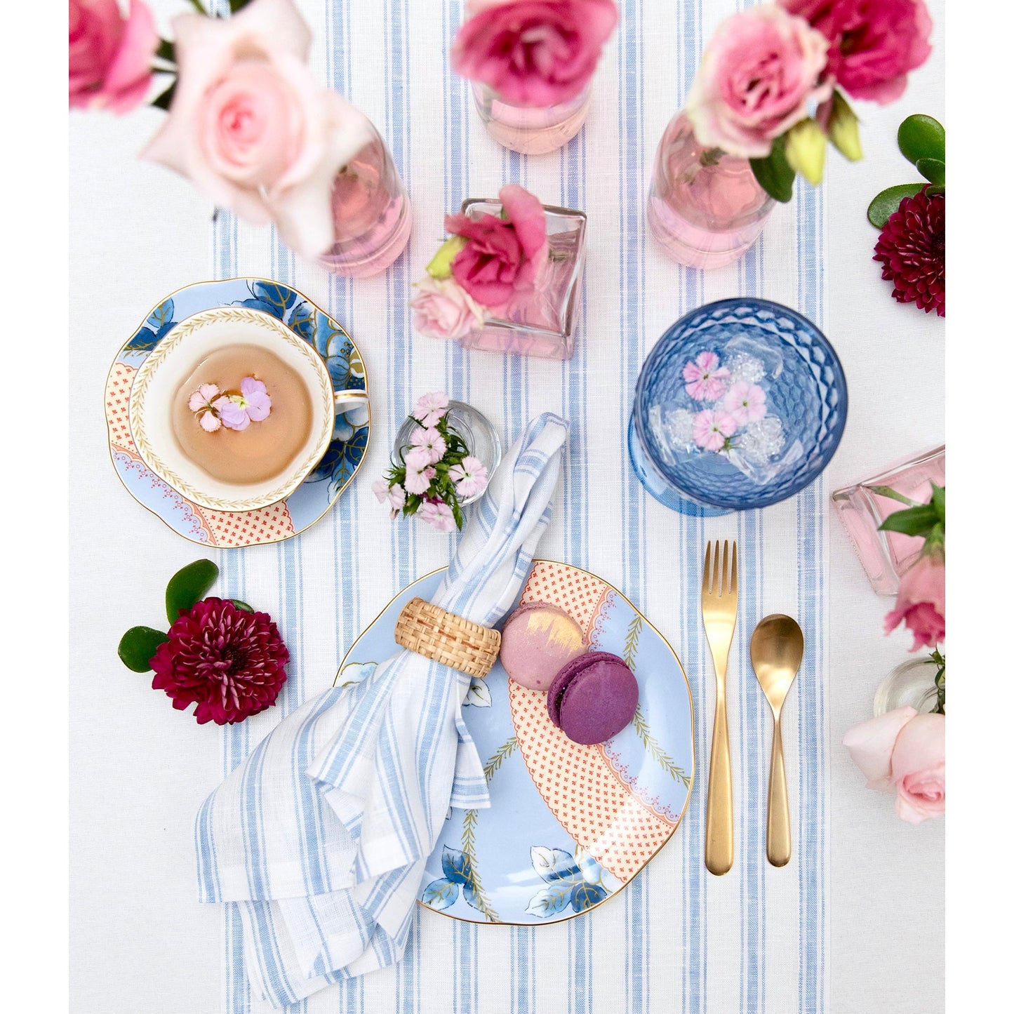 Capri Ticking Stripe Napkins