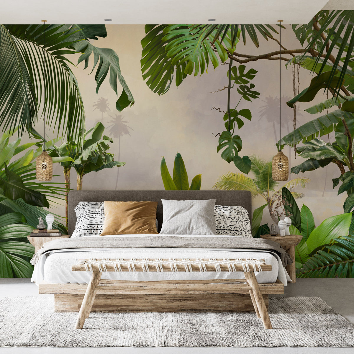 Mural Rainforest Wallpaper - Mangrove Forest Wallpaper