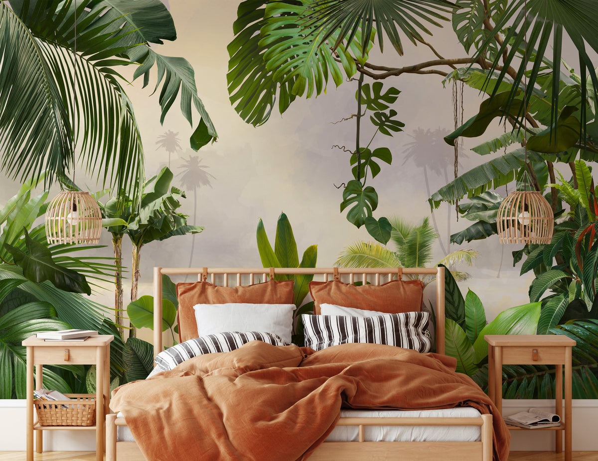 Mural Rainforest Wallpaper - Mangrove Forest Wallpaper
