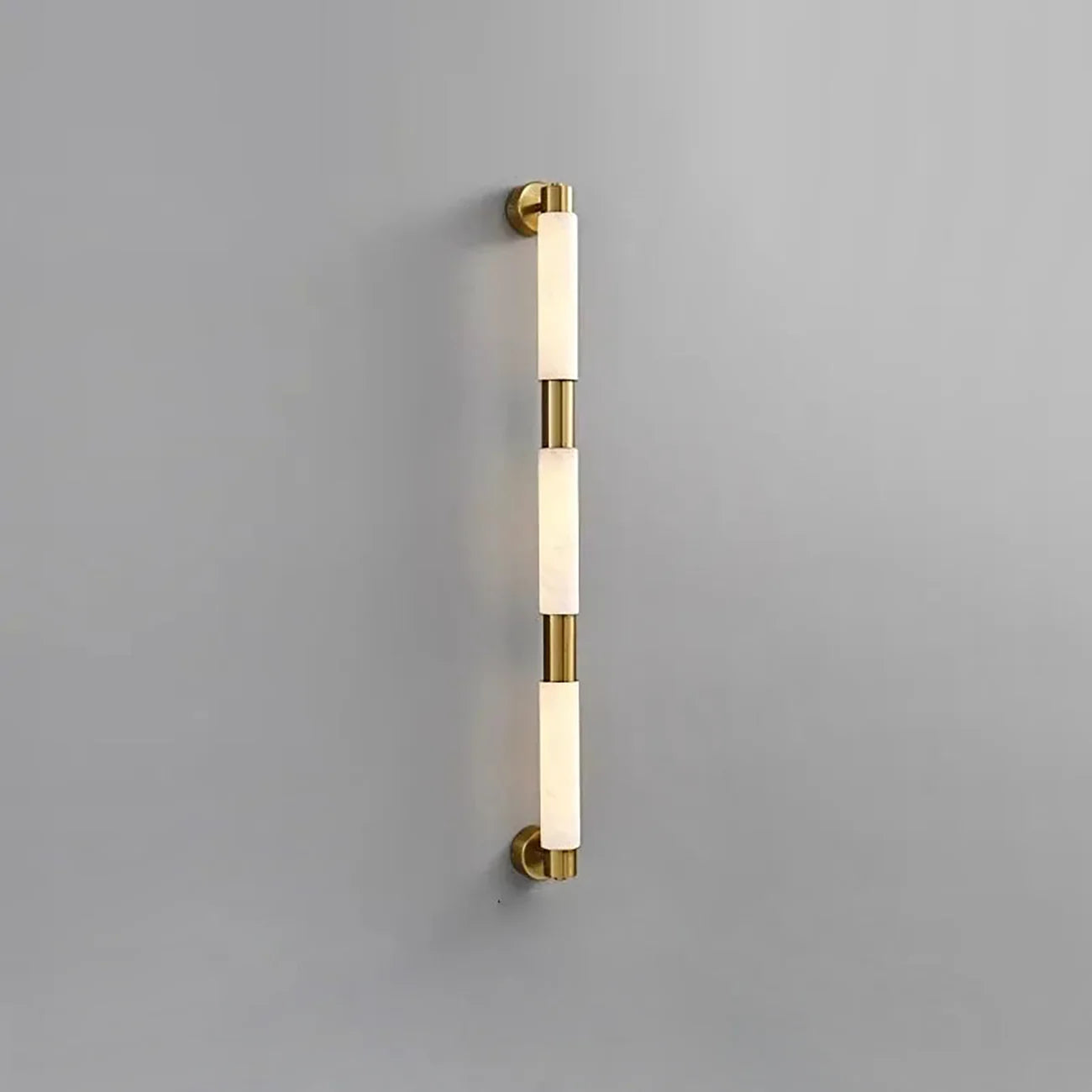 Tube Alabaster Cylinder Wall Lamp