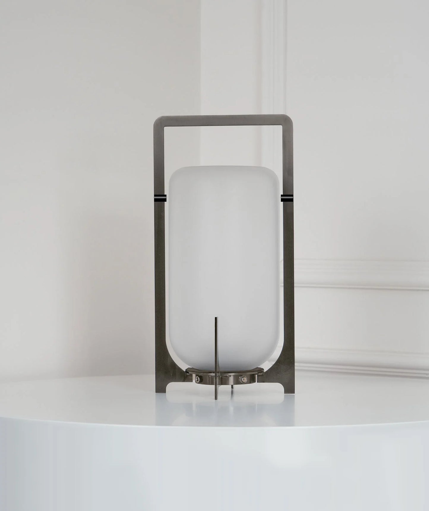 Twilight Lantern Glass Outdoor Table Lamp