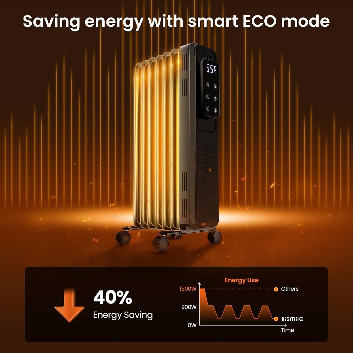 Kismile Portable Electric Space Heater Series