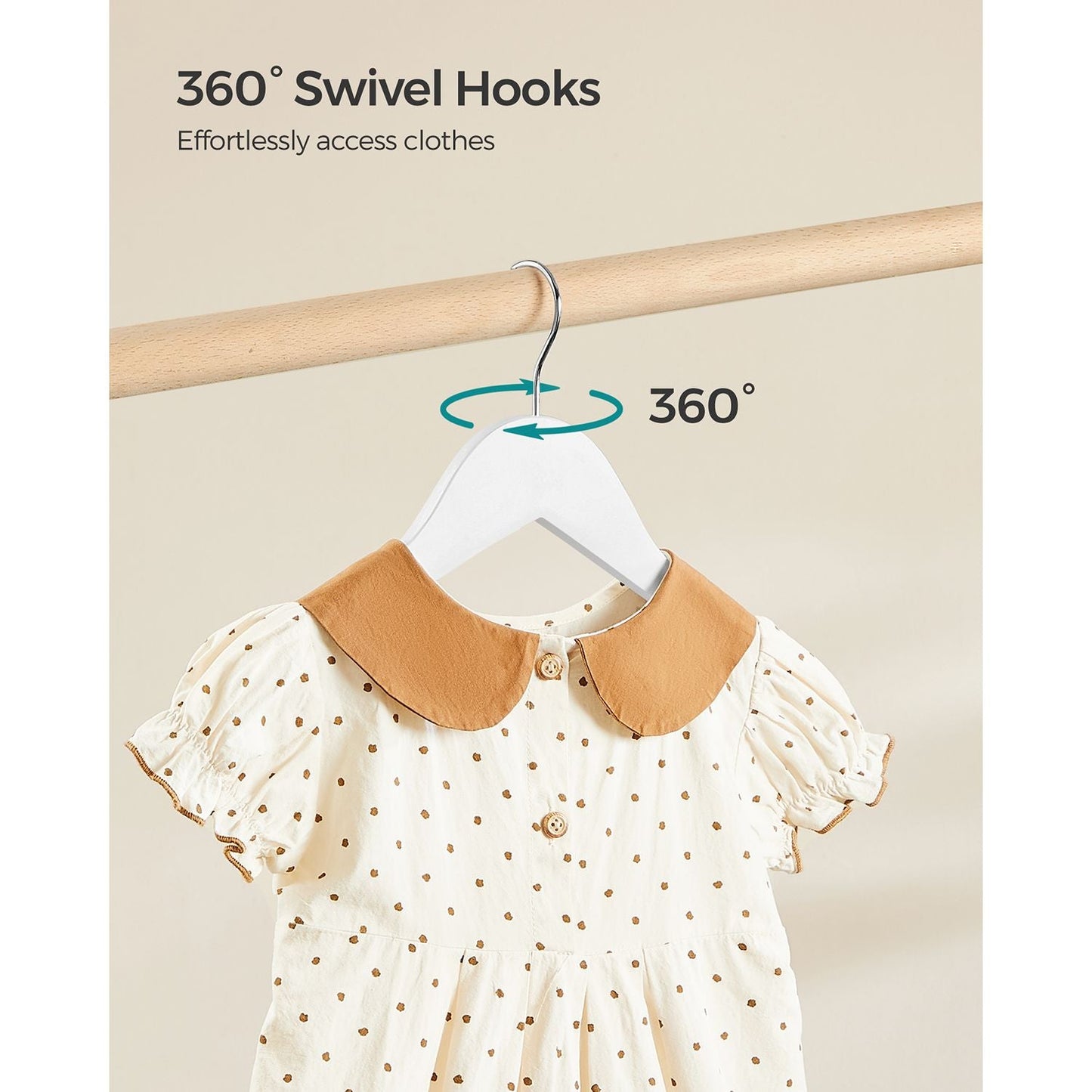 Kids Wooden Hangers 20 Pack