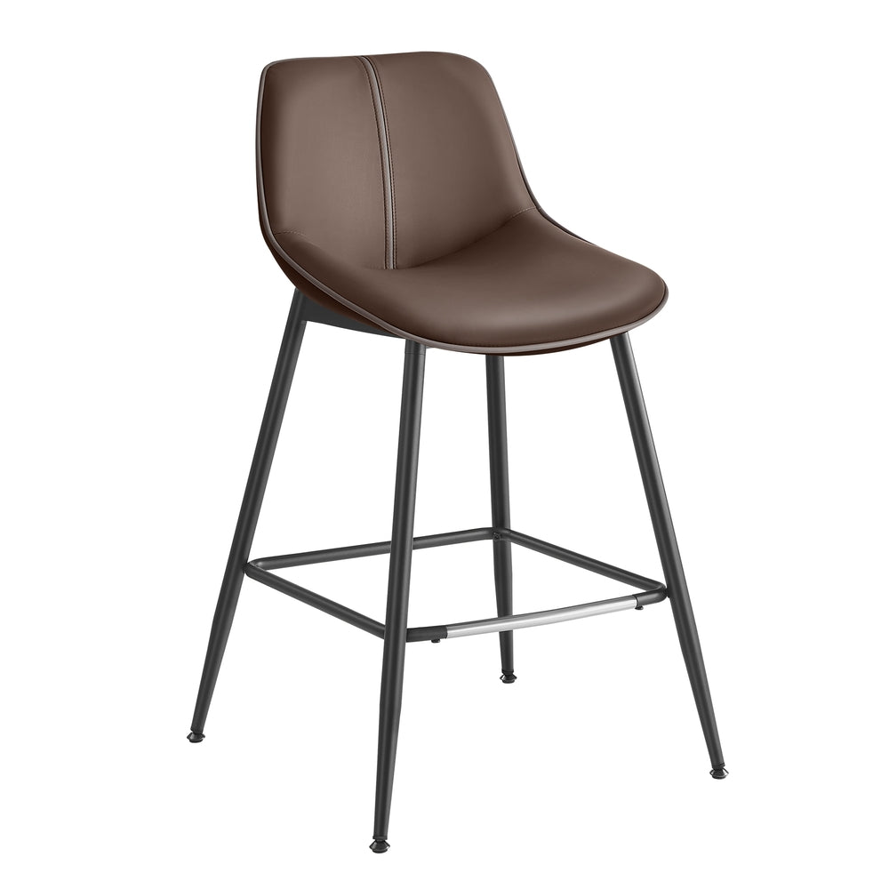 Bar Height Bar Stools with Back Set of 2