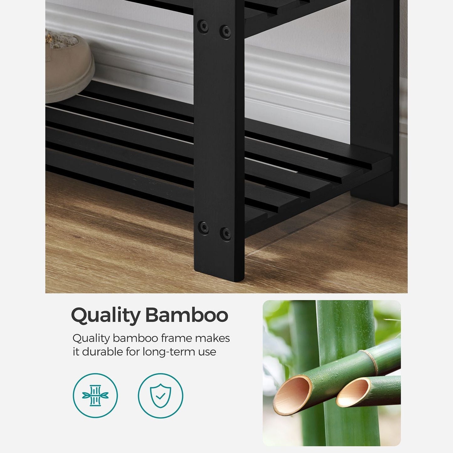 Bamboo Shoe Bench