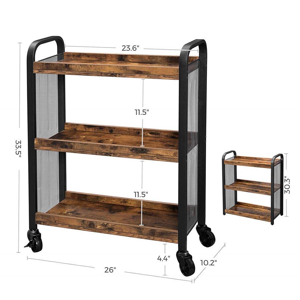 ODESSA Rolling Kitchen Cart