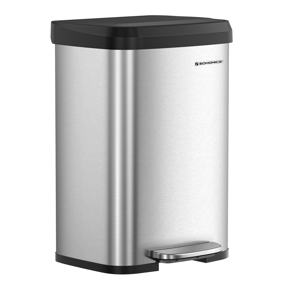 18-Gallon Stainless Steel Garbage Can