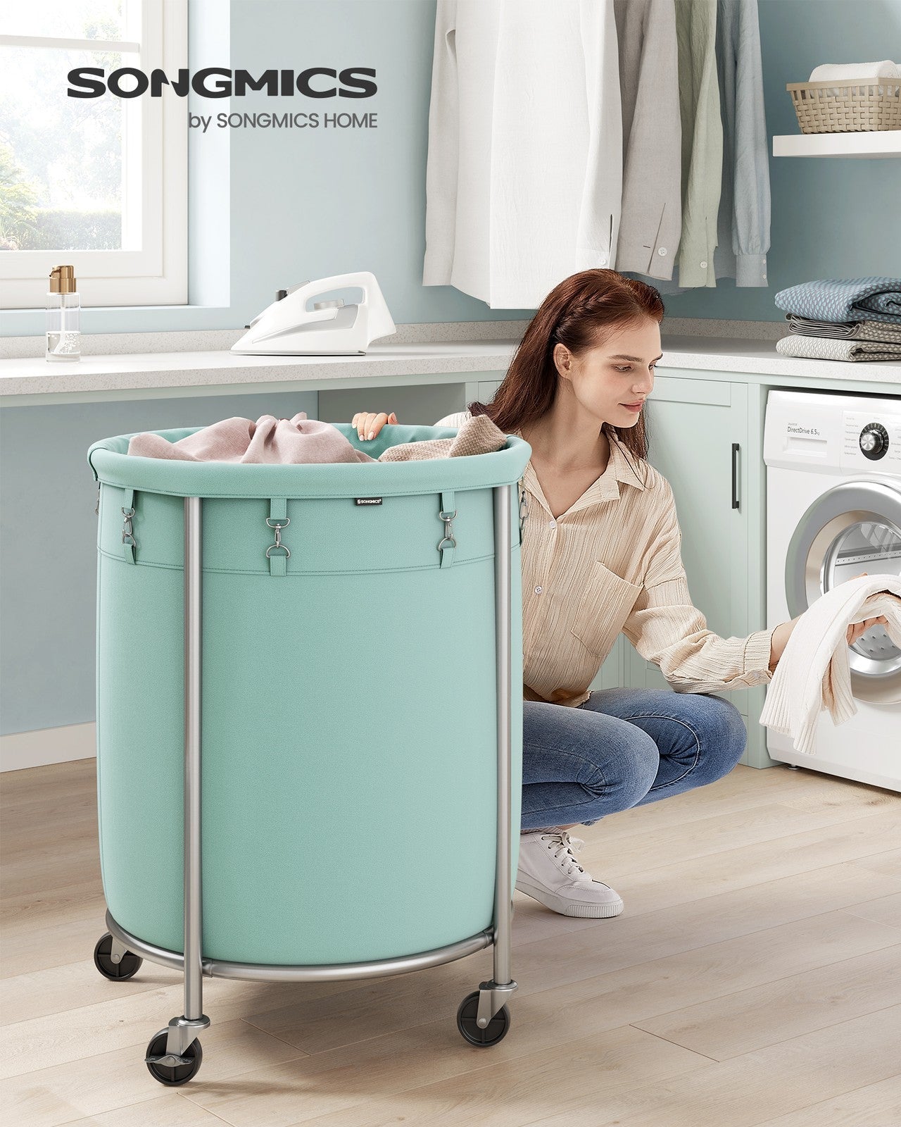 45 Gal. Laundry Basket with Wheels