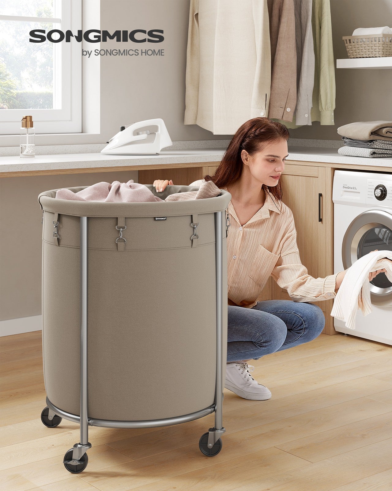 45 Gal. Laundry Basket with Wheels