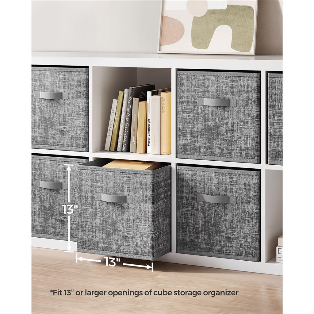 Non-Woven Fabric Storage Cubes with Double Handles