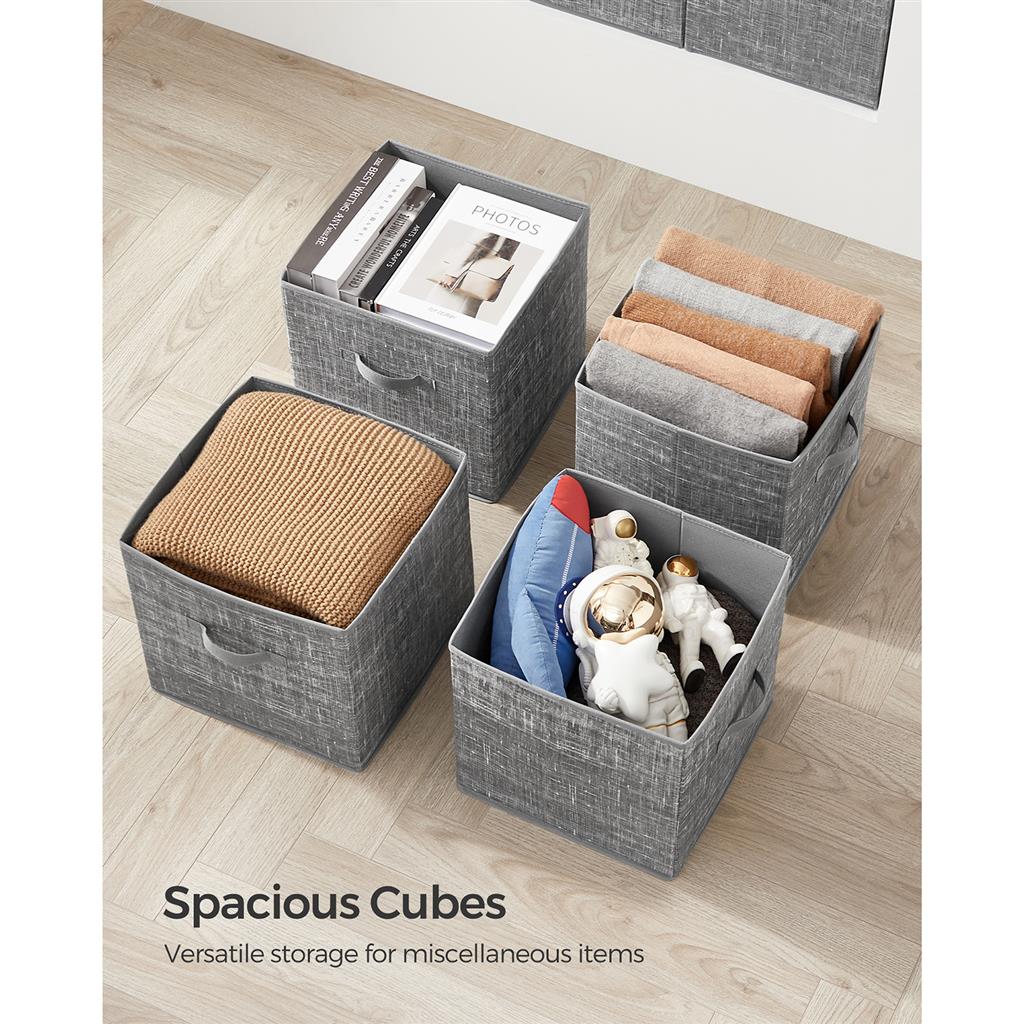 Non-Woven Fabric Storage Cubes with Double Handles
