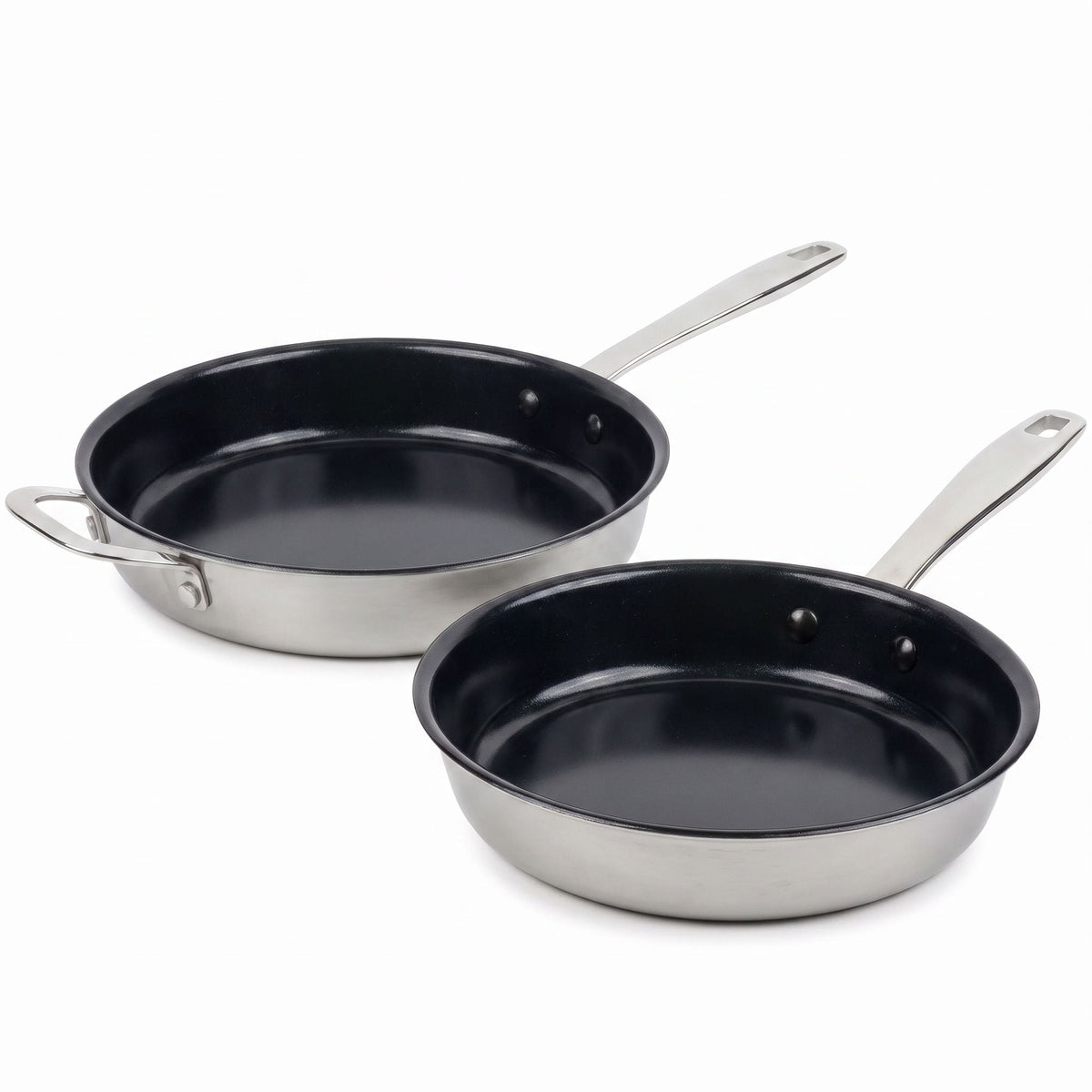 Maestro Frying Pan — 5-Ply Stainless, Nonstick