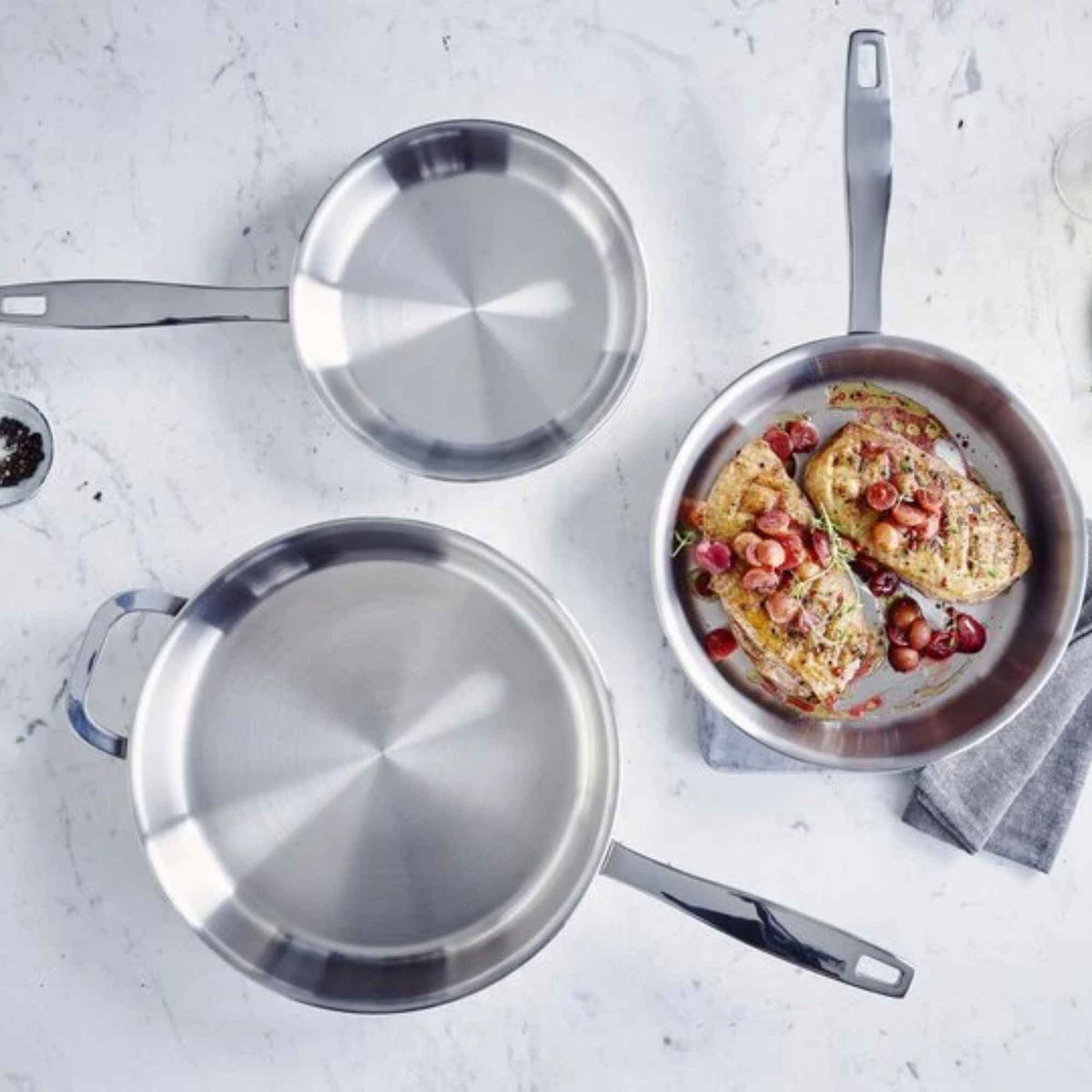 5-Ply Stainless Cookware Set, 14-Piece