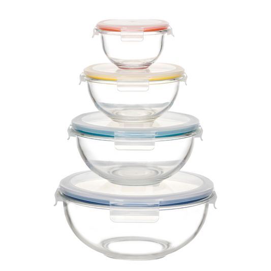 Mix & Store Glass Bowl Set