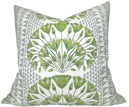 Cairo Pillow Cover in Green