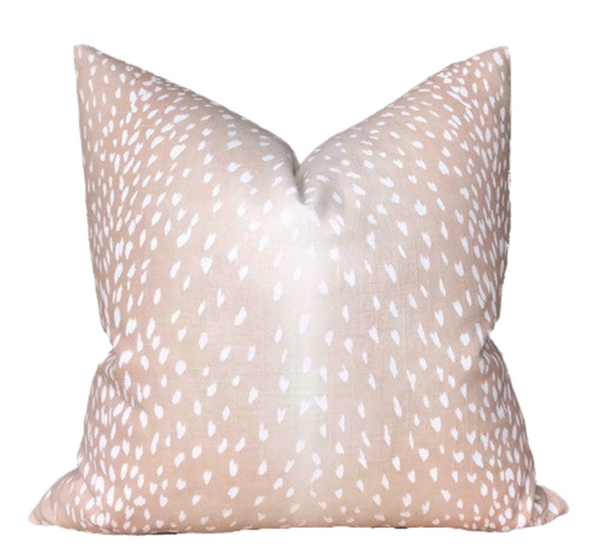 Antelope Pillow Cover in Pink, 04242