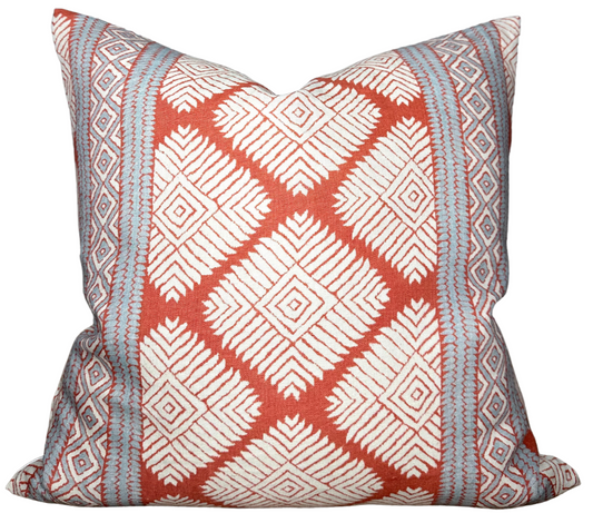 Austin Pillow Cover in Coral