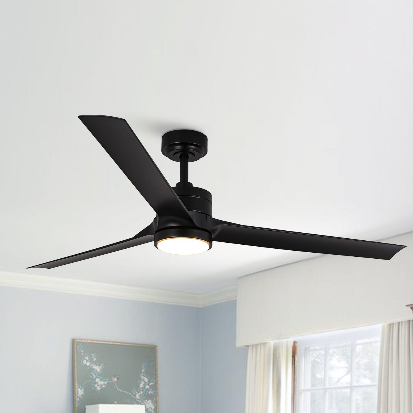 Vaczon 60" Industrial Fan with LED Lighting and Remote Control