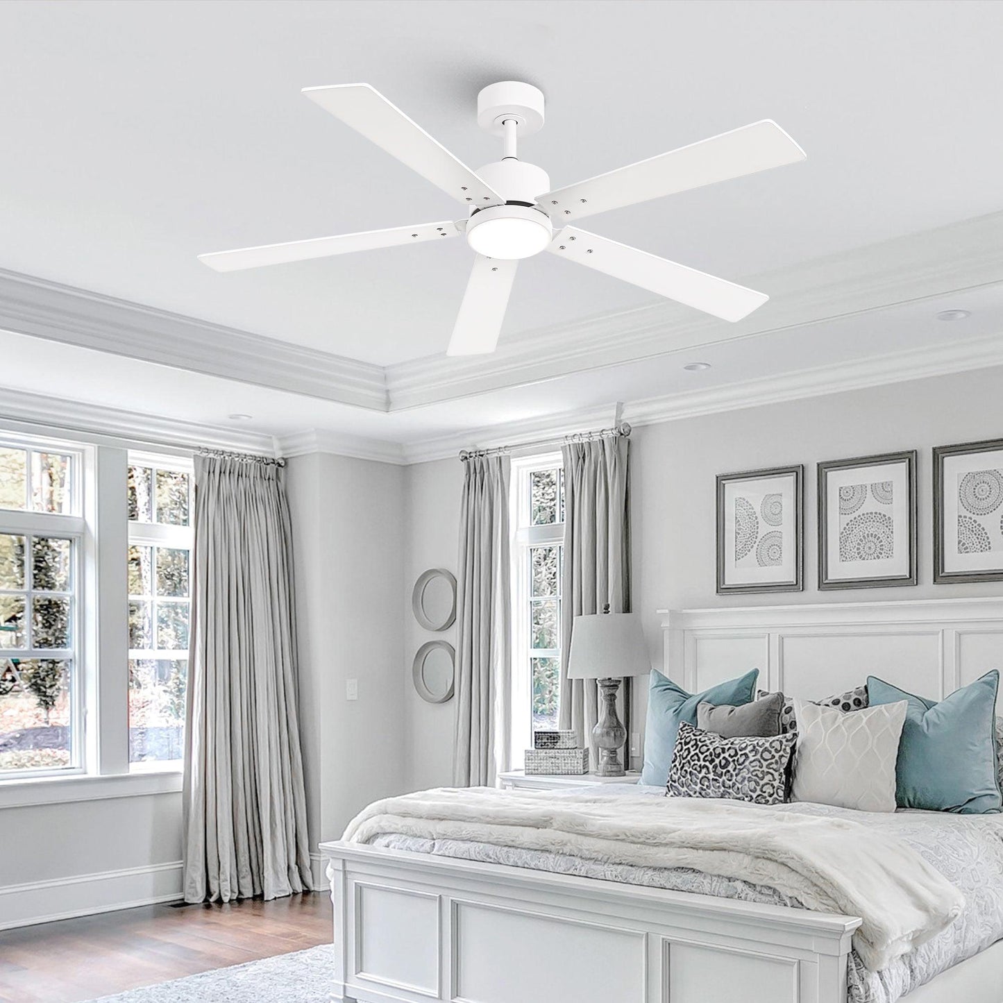 Vaczon 52" DC Motor Ceiling Fan with LED Lighting and Remote Control