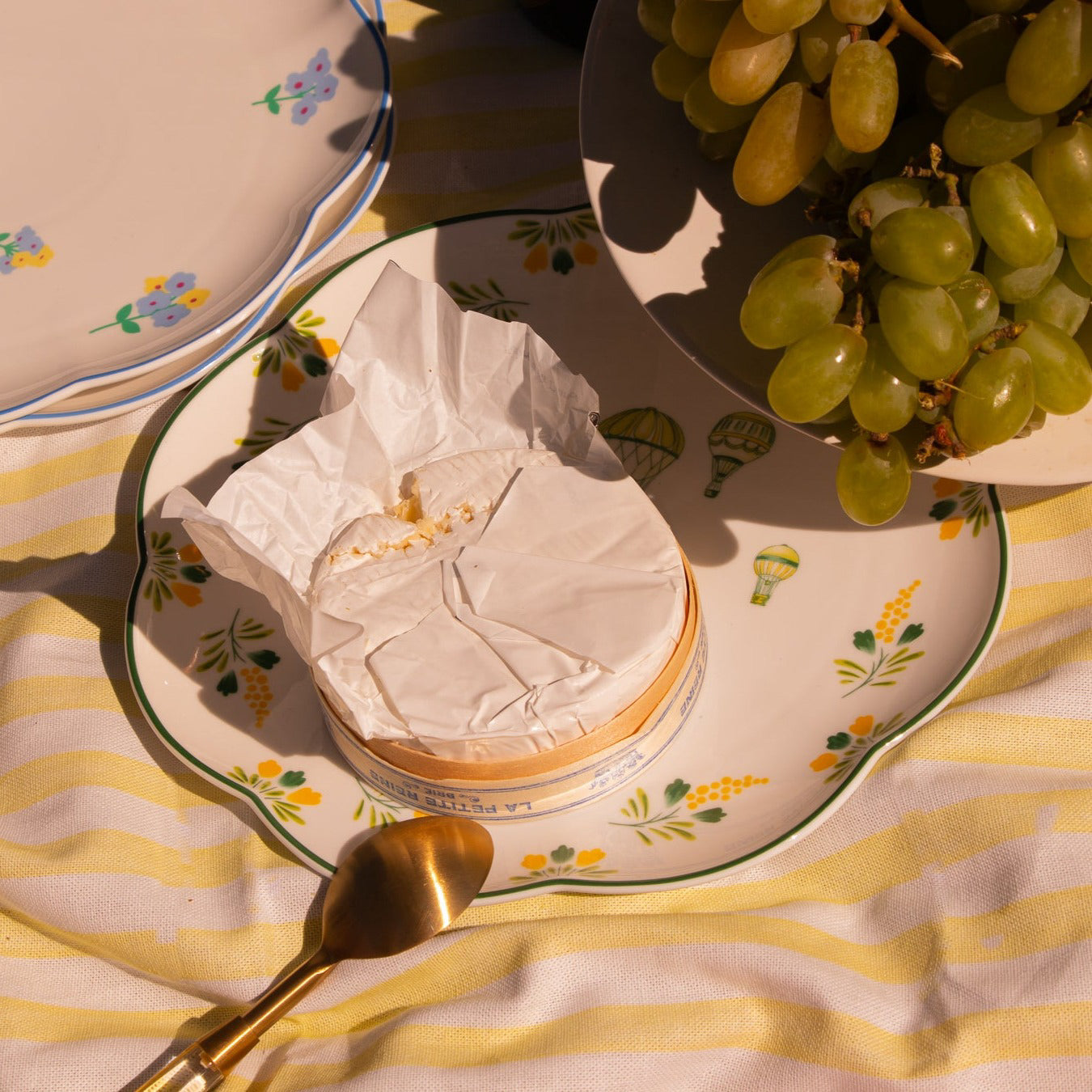 Valensole Lavender Scalloped Dinner Plate - Case of 12 Plates (+3 Bonus Plates)